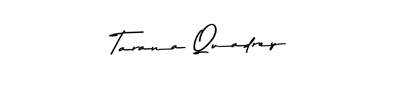 Check out images of Autograph of Tarana Quadrey name. Actor Tarana Quadrey Signature Style. Asem Kandis PERSONAL USE is a professional sign style online. Tarana Quadrey signature style 9 images and pictures png