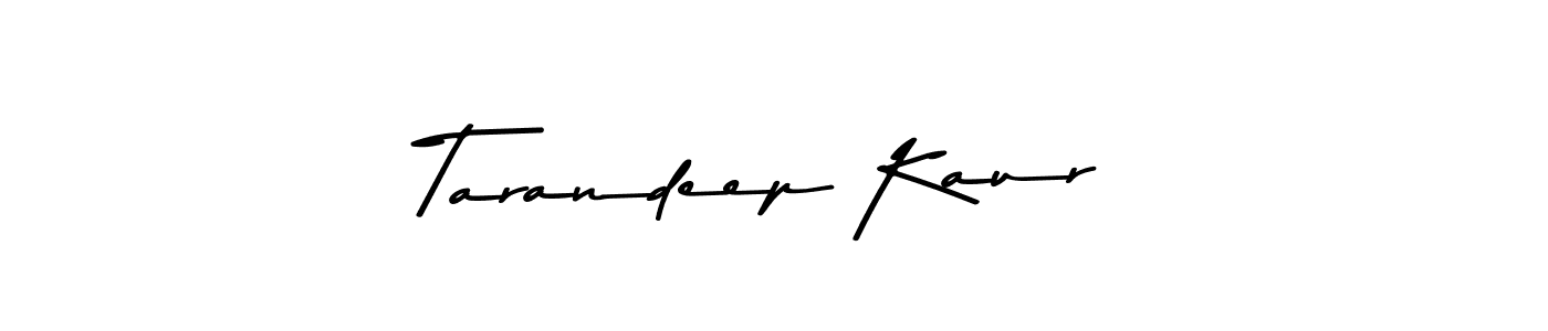 Design your own signature with our free online signature maker. With this signature software, you can create a handwritten (Asem Kandis PERSONAL USE) signature for name Tarandeep Kaur. Tarandeep Kaur signature style 9 images and pictures png