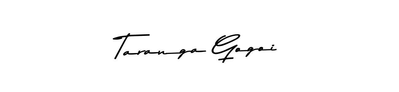How to make Taranga Gogoi signature? Asem Kandis PERSONAL USE is a professional autograph style. Create handwritten signature for Taranga Gogoi name. Taranga Gogoi signature style 9 images and pictures png