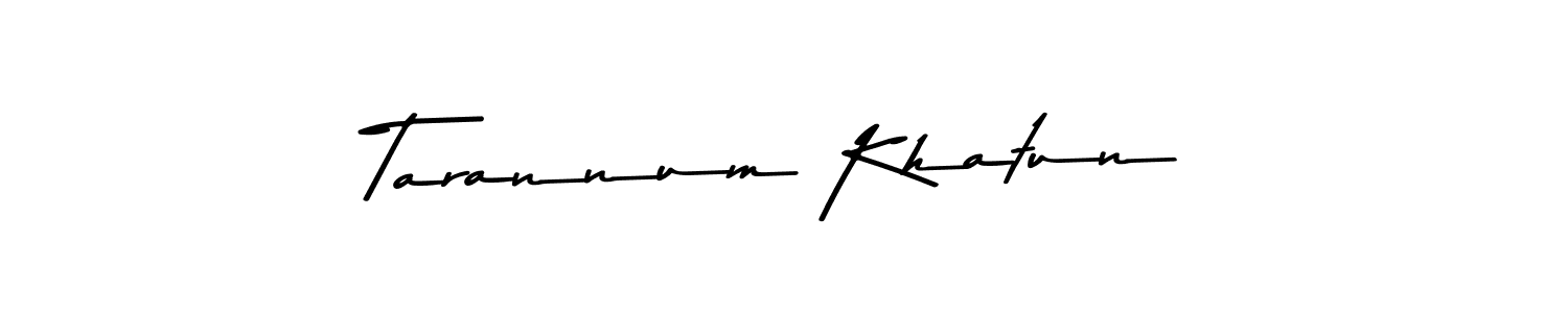 Also You can easily find your signature by using the search form. We will create Tarannum Khatun name handwritten signature images for you free of cost using Asem Kandis PERSONAL USE sign style. Tarannum Khatun signature style 9 images and pictures png