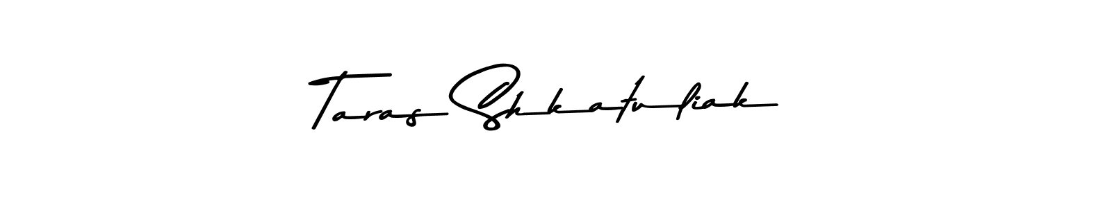 Taras Shkatuliak stylish signature style. Best Handwritten Sign (Asem Kandis PERSONAL USE) for my name. Handwritten Signature Collection Ideas for my name Taras Shkatuliak. Taras Shkatuliak signature style 9 images and pictures png