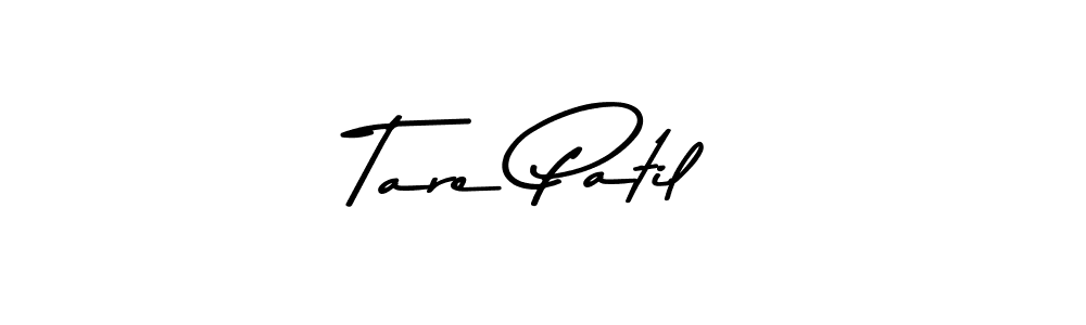 Create a beautiful signature design for name Tare Patil. With this signature (Asem Kandis PERSONAL USE) fonts, you can make a handwritten signature for free. Tare Patil signature style 9 images and pictures png