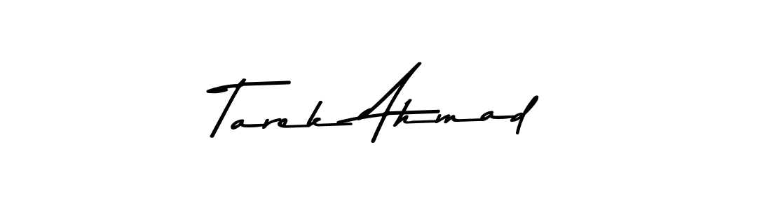 if you are searching for the best signature style for your name Tarek Ahmad. so please give up your signature search. here we have designed multiple signature styles  using Asem Kandis PERSONAL USE. Tarek Ahmad signature style 9 images and pictures png