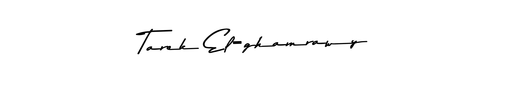 Make a beautiful signature design for name Tarek El-ghamrawy. With this signature (Asem Kandis PERSONAL USE) style, you can create a handwritten signature for free. Tarek El-ghamrawy signature style 9 images and pictures png