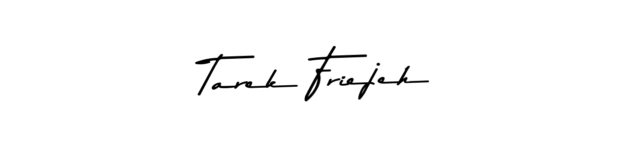 You should practise on your own different ways (Asem Kandis PERSONAL USE) to write your name (Tarek Friejeh) in signature. don't let someone else do it for you. Tarek Friejeh signature style 9 images and pictures png