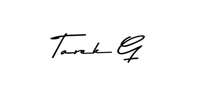 This is the best signature style for the Tarek G name. Also you like these signature font (Asem Kandis PERSONAL USE). Mix name signature. Tarek G signature style 9 images and pictures png