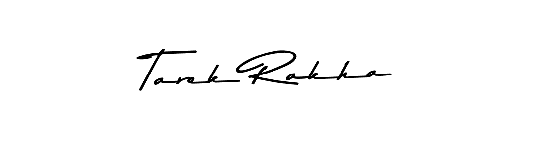 Make a beautiful signature design for name Tarek Rakha. With this signature (Asem Kandis PERSONAL USE) style, you can create a handwritten signature for free. Tarek Rakha signature style 9 images and pictures png