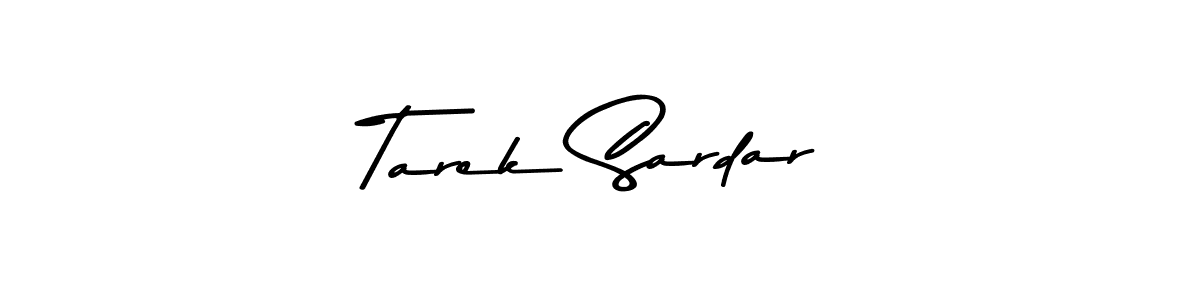 Design your own signature with our free online signature maker. With this signature software, you can create a handwritten (Asem Kandis PERSONAL USE) signature for name Tarek Sardar. Tarek Sardar signature style 9 images and pictures png
