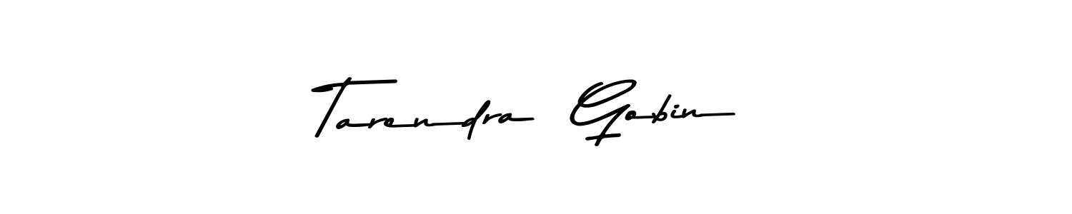 Here are the top 10 professional signature styles for the name Tarendra  Gobin. These are the best autograph styles you can use for your name. Tarendra  Gobin signature style 9 images and pictures png