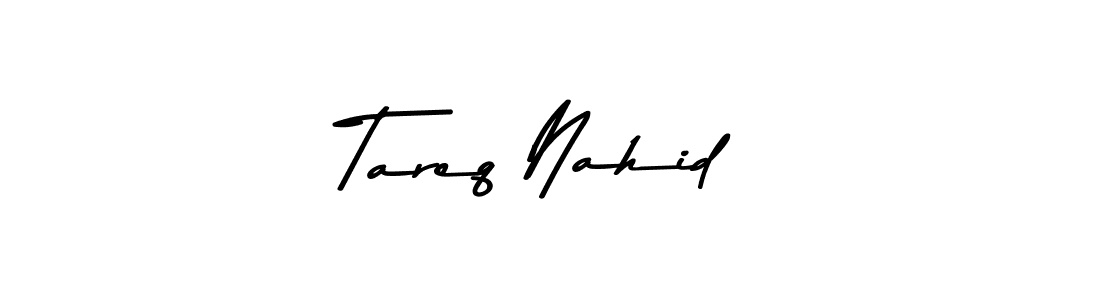 Use a signature maker to create a handwritten signature online. With this signature software, you can design (Asem Kandis PERSONAL USE) your own signature for name Tareq Nahid. Tareq Nahid signature style 9 images and pictures png