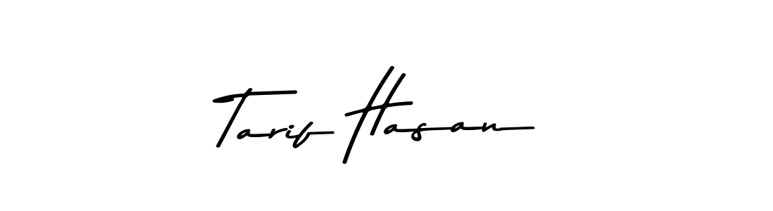 Design your own signature with our free online signature maker. With this signature software, you can create a handwritten (Asem Kandis PERSONAL USE) signature for name Tarif Hasan. Tarif Hasan signature style 9 images and pictures png