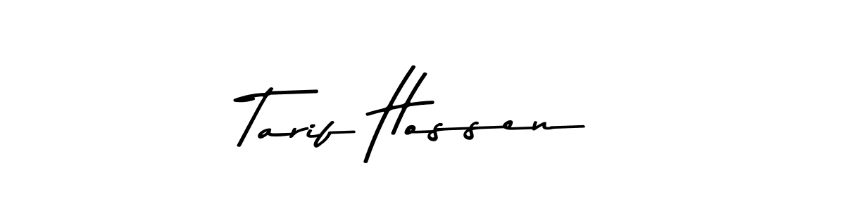 The best way (Asem Kandis PERSONAL USE) to make a short signature is to pick only two or three words in your name. The name Tarif Hossen include a total of six letters. For converting this name. Tarif Hossen signature style 9 images and pictures png