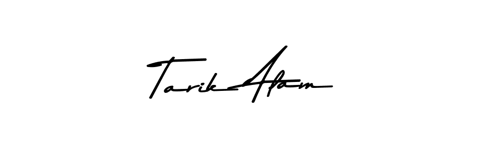 How to make Tarik Alam name signature. Use Asem Kandis PERSONAL USE style for creating short signs online. This is the latest handwritten sign. Tarik Alam signature style 9 images and pictures png