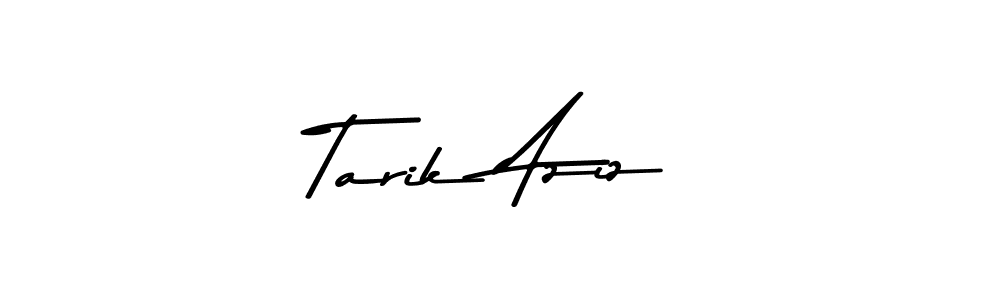 Make a beautiful signature design for name Tarik Aziz. Use this online signature maker to create a handwritten signature for free. Tarik Aziz signature style 9 images and pictures png
