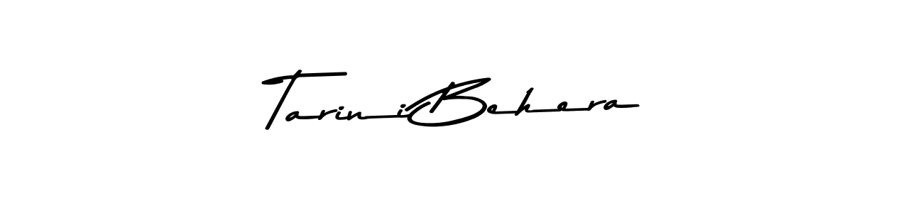 Create a beautiful signature design for name Tarini Behera. With this signature (Asem Kandis PERSONAL USE) fonts, you can make a handwritten signature for free. Tarini Behera signature style 9 images and pictures png