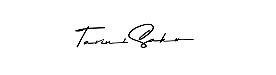 How to make Tarini Sahu name signature. Use Asem Kandis PERSONAL USE style for creating short signs online. This is the latest handwritten sign. Tarini Sahu signature style 9 images and pictures png