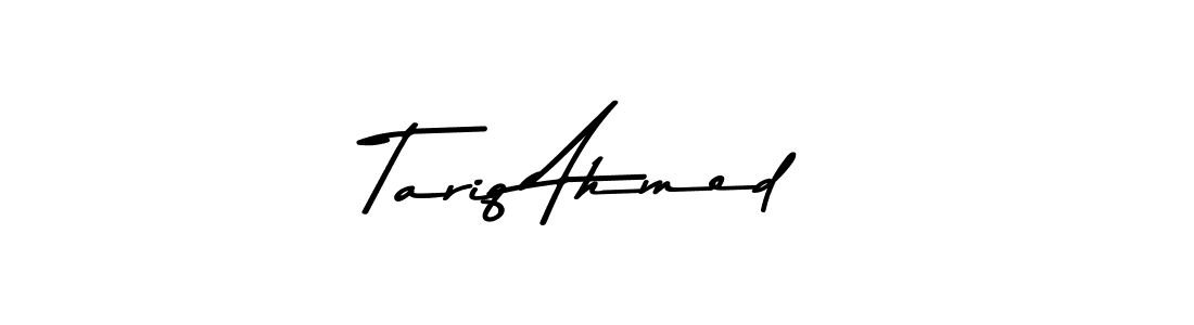 Also You can easily find your signature by using the search form. We will create Tariq Ahmed name handwritten signature images for you free of cost using Asem Kandis PERSONAL USE sign style. Tariq Ahmed signature style 9 images and pictures png