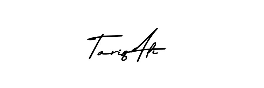 Design your own signature with our free online signature maker. With this signature software, you can create a handwritten (Asem Kandis PERSONAL USE) signature for name Tariq Ali. Tariq Ali signature style 9 images and pictures png