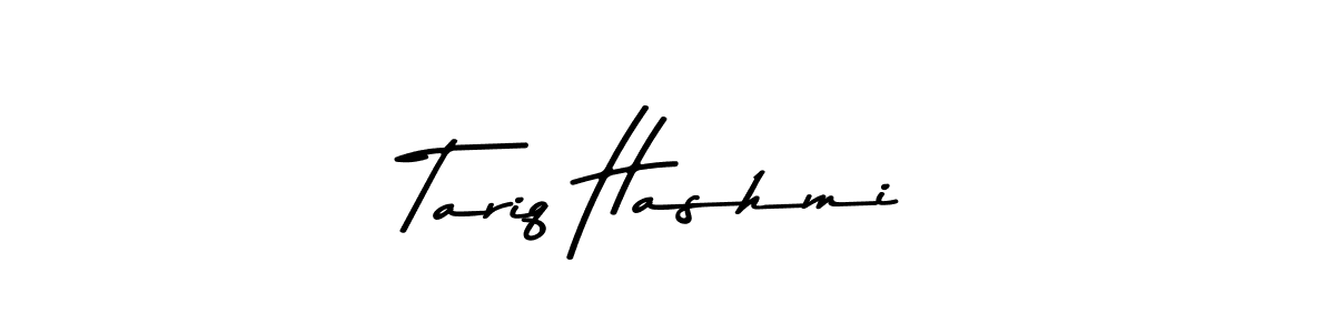 Use a signature maker to create a handwritten signature online. With this signature software, you can design (Asem Kandis PERSONAL USE) your own signature for name Tariq Hashmi. Tariq Hashmi signature style 9 images and pictures png