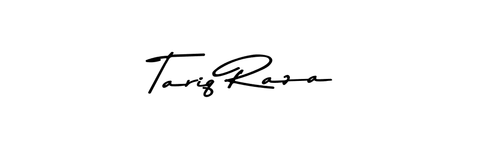 Create a beautiful signature design for name Tariq Raza. With this signature (Asem Kandis PERSONAL USE) fonts, you can make a handwritten signature for free. Tariq Raza signature style 9 images and pictures png