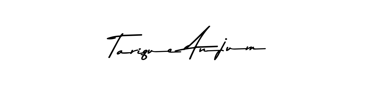 Asem Kandis PERSONAL USE is a professional signature style that is perfect for those who want to add a touch of class to their signature. It is also a great choice for those who want to make their signature more unique. Get Tarique Anjum name to fancy signature for free. Tarique Anjum signature style 9 images and pictures png
