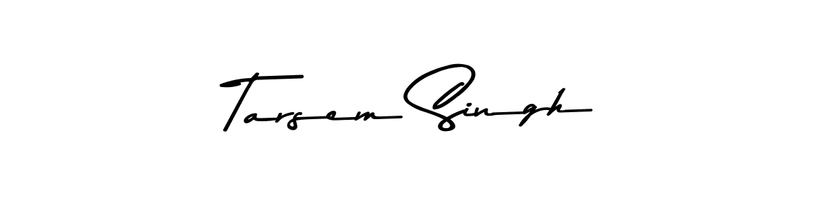 Make a beautiful signature design for name Tarsem Singh. With this signature (Asem Kandis PERSONAL USE) style, you can create a handwritten signature for free. Tarsem Singh signature style 9 images and pictures png