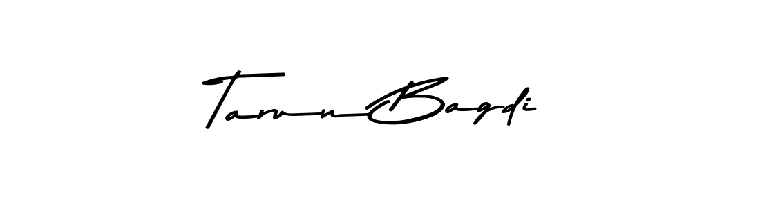 Make a beautiful signature design for name Tarun Bagdi. With this signature (Asem Kandis PERSONAL USE) style, you can create a handwritten signature for free. Tarun Bagdi signature style 9 images and pictures png