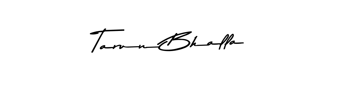 Make a beautiful signature design for name Tarun Bhalla. With this signature (Asem Kandis PERSONAL USE) style, you can create a handwritten signature for free. Tarun Bhalla signature style 9 images and pictures png