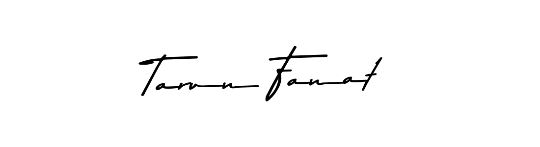 How to make Tarun Fanat name signature. Use Asem Kandis PERSONAL USE style for creating short signs online. This is the latest handwritten sign. Tarun Fanat signature style 9 images and pictures png
