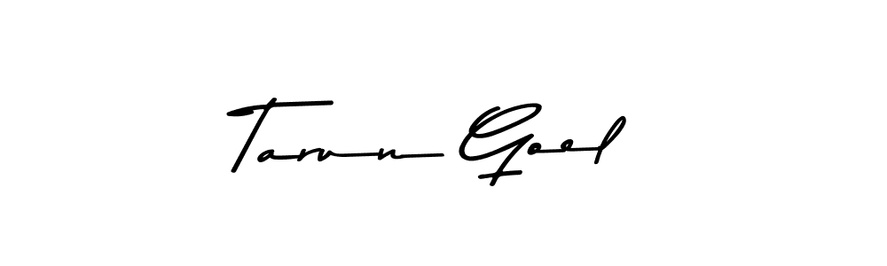 Tarun Goel stylish signature style. Best Handwritten Sign (Asem Kandis PERSONAL USE) for my name. Handwritten Signature Collection Ideas for my name Tarun Goel. Tarun Goel signature style 9 images and pictures png