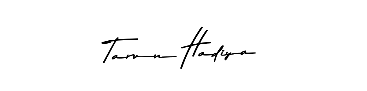 The best way (Asem Kandis PERSONAL USE) to make a short signature is to pick only two or three words in your name. The name Tarun Hadiya include a total of six letters. For converting this name. Tarun Hadiya signature style 9 images and pictures png