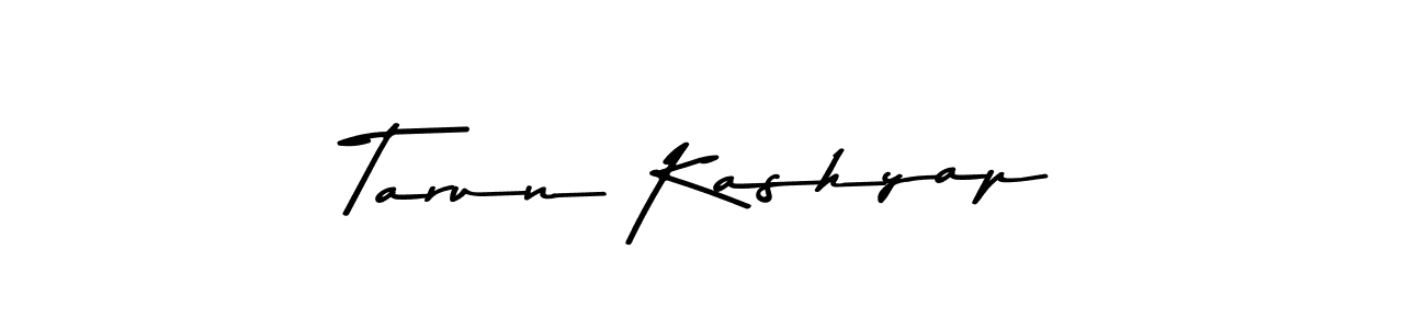 Design your own signature with our free online signature maker. With this signature software, you can create a handwritten (Asem Kandis PERSONAL USE) signature for name Tarun Kashyap. Tarun Kashyap signature style 9 images and pictures png