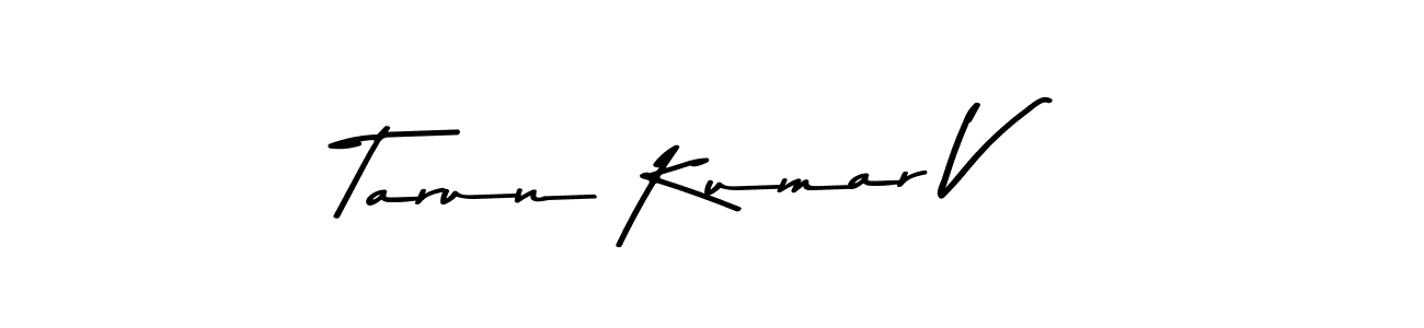 Tarun Kumar V stylish signature style. Best Handwritten Sign (Asem Kandis PERSONAL USE) for my name. Handwritten Signature Collection Ideas for my name Tarun Kumar V. Tarun Kumar V signature style 9 images and pictures png