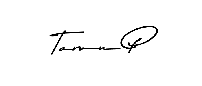 How to make Tarun P signature? Asem Kandis PERSONAL USE is a professional autograph style. Create handwritten signature for Tarun P name. Tarun P signature style 9 images and pictures png