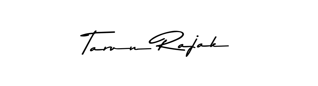 Create a beautiful signature design for name Tarun Rajak. With this signature (Asem Kandis PERSONAL USE) fonts, you can make a handwritten signature for free. Tarun Rajak signature style 9 images and pictures png