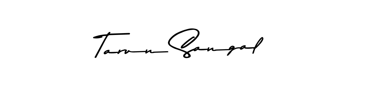 Use a signature maker to create a handwritten signature online. With this signature software, you can design (Asem Kandis PERSONAL USE) your own signature for name Tarun Sangal. Tarun Sangal signature style 9 images and pictures png