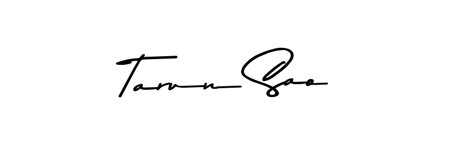 Tarun Sao stylish signature style. Best Handwritten Sign (Asem Kandis PERSONAL USE) for my name. Handwritten Signature Collection Ideas for my name Tarun Sao. Tarun Sao signature style 9 images and pictures png