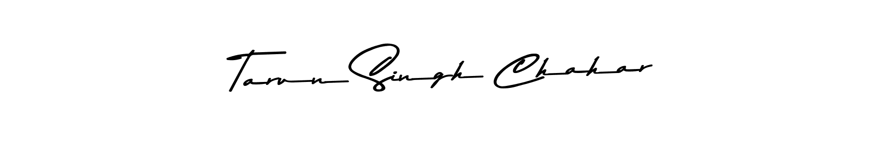 The best way (Asem Kandis PERSONAL USE) to make a short signature is to pick only two or three words in your name. The name Tarun Singh Chahar include a total of six letters. For converting this name. Tarun Singh Chahar signature style 9 images and pictures png