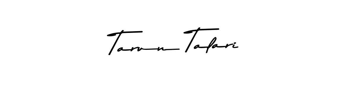 How to make Tarun Talari signature? Asem Kandis PERSONAL USE is a professional autograph style. Create handwritten signature for Tarun Talari name. Tarun Talari signature style 9 images and pictures png