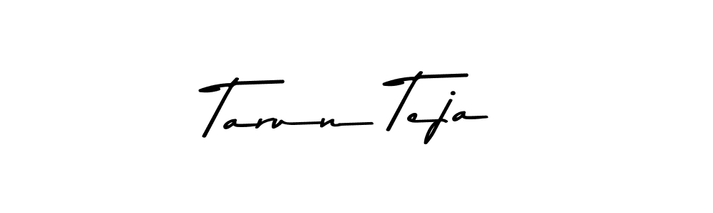 Create a beautiful signature design for name Tarun Teja. With this signature (Asem Kandis PERSONAL USE) fonts, you can make a handwritten signature for free. Tarun Teja signature style 9 images and pictures png