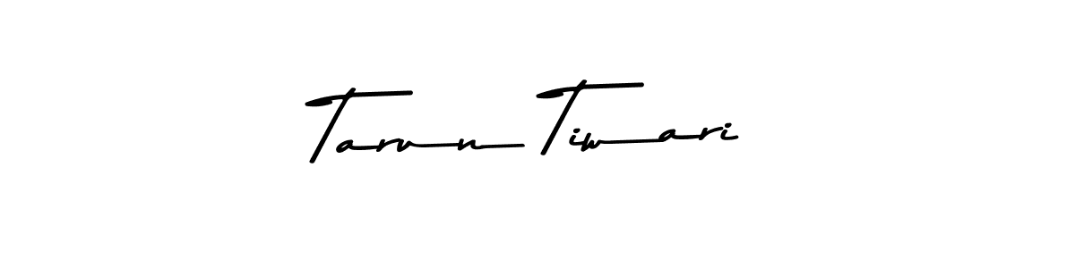 Create a beautiful signature design for name Tarun Tiwari. With this signature (Asem Kandis PERSONAL USE) fonts, you can make a handwritten signature for free. Tarun Tiwari signature style 9 images and pictures png