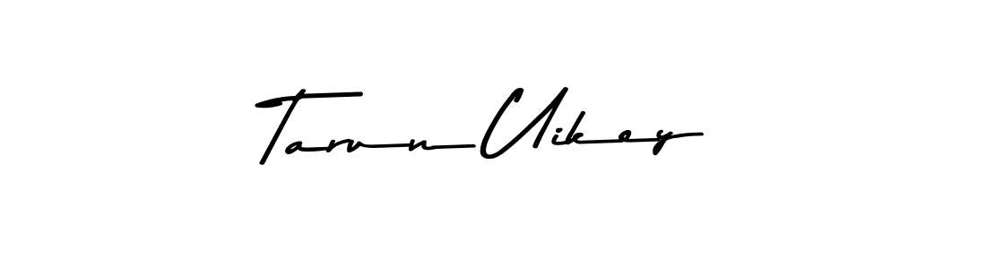 This is the best signature style for the Tarun Uikey name. Also you like these signature font (Asem Kandis PERSONAL USE). Mix name signature. Tarun Uikey signature style 9 images and pictures png