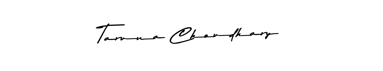 Taruna Choudhary stylish signature style. Best Handwritten Sign (Asem Kandis PERSONAL USE) for my name. Handwritten Signature Collection Ideas for my name Taruna Choudhary. Taruna Choudhary signature style 9 images and pictures png