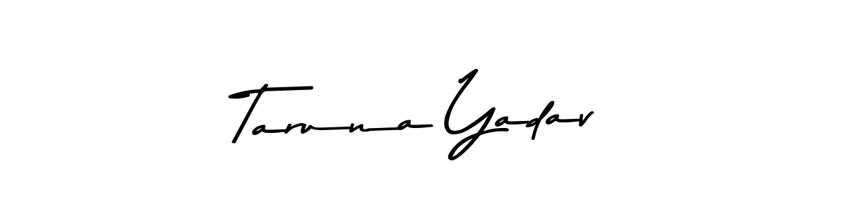 You should practise on your own different ways (Asem Kandis PERSONAL USE) to write your name (Taruna Yadav) in signature. don't let someone else do it for you. Taruna Yadav signature style 9 images and pictures png