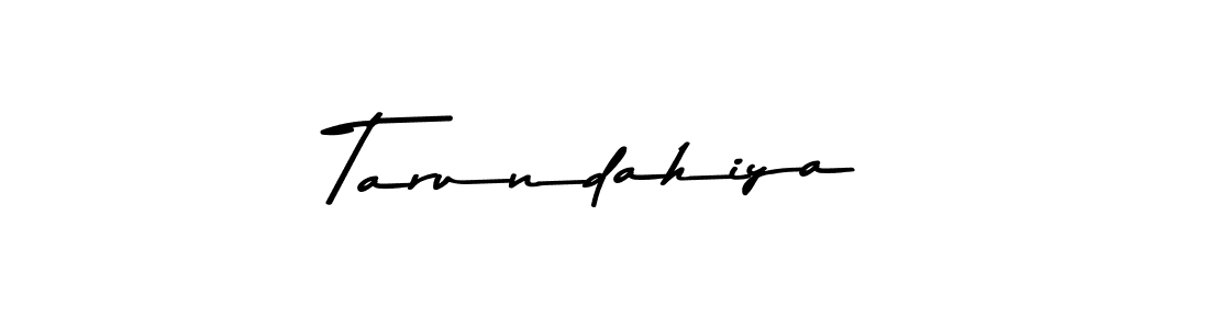 Create a beautiful signature design for name Tarundahiya. With this signature (Asem Kandis PERSONAL USE) fonts, you can make a handwritten signature for free. Tarundahiya signature style 9 images and pictures png