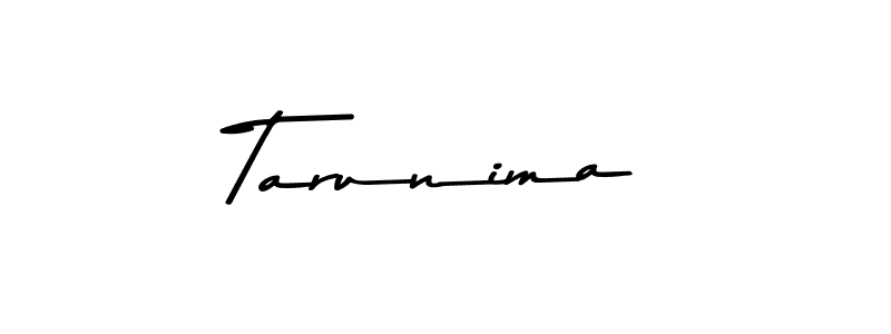 Make a beautiful signature design for name Tarunima. With this signature (Asem Kandis PERSONAL USE) style, you can create a handwritten signature for free. Tarunima signature style 9 images and pictures png