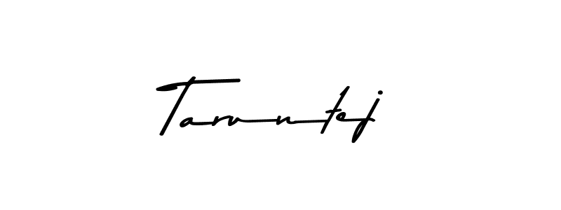 Create a beautiful signature design for name Taruntej. With this signature (Asem Kandis PERSONAL USE) fonts, you can make a handwritten signature for free. Taruntej signature style 9 images and pictures png