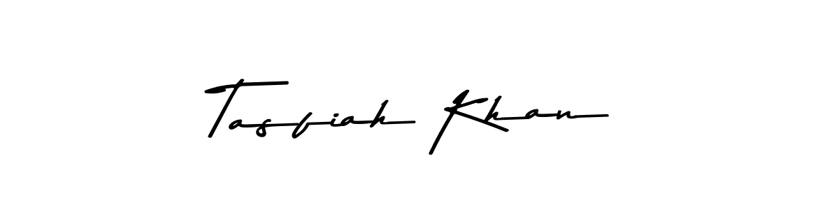 Design your own signature with our free online signature maker. With this signature software, you can create a handwritten (Asem Kandis PERSONAL USE) signature for name Tasfiah Khan. Tasfiah Khan signature style 9 images and pictures png