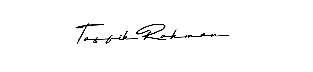 How to make Tasfik Rahman name signature. Use Asem Kandis PERSONAL USE style for creating short signs online. This is the latest handwritten sign. Tasfik Rahman signature style 9 images and pictures png