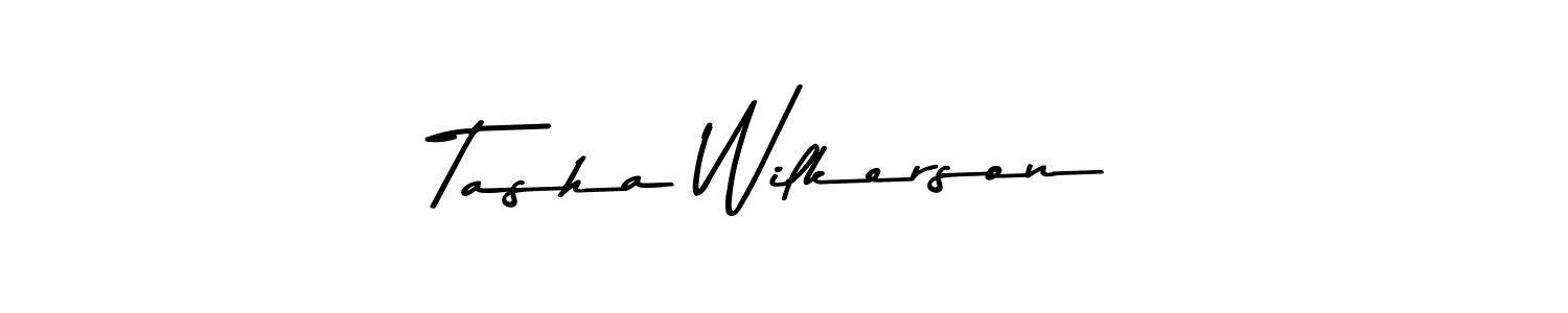 Make a beautiful signature design for name Tasha Wilkerson. Use this online signature maker to create a handwritten signature for free. Tasha Wilkerson signature style 9 images and pictures png